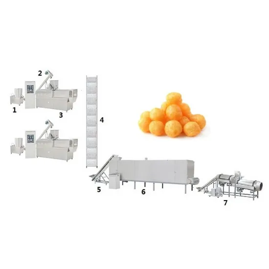 Halal Ingredients-Based Cereals, Puffed Snack Pellet Stick Production Plant: Extrusion Equipment & Drying Machinery Solutions