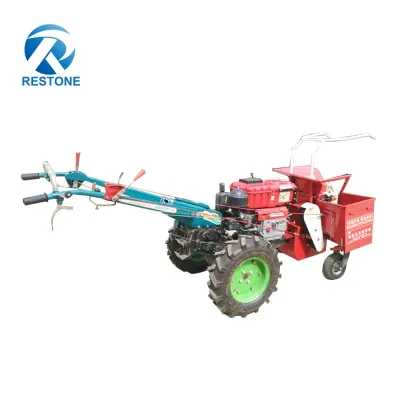 One Row Corn Harvester Attachment for Walking Tractors