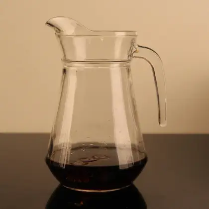 Royal Milk Drinking Water Glass Jug - 1300ml 43.96oz