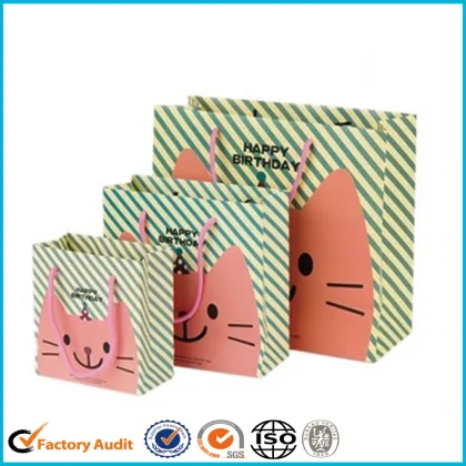 2017 New Gift Paper Bags Template Design