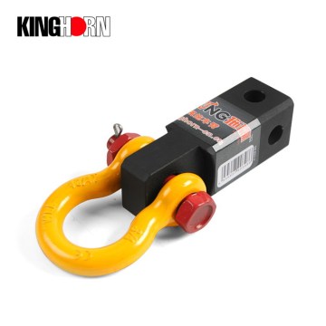 9000lbs Shackle Ball Mount Tow Ring Hitch Receiver