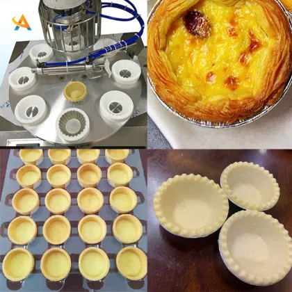 Tartlet Making Machine: Egg Tart Crust Forming Machine
