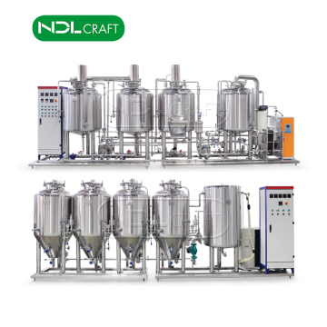 Micro beer brewery brewing equipment 2hl per batch