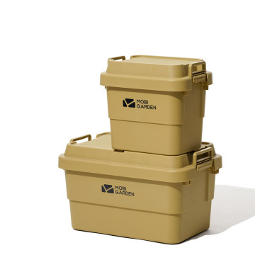 Nhà tổ chức hộp lưu trữ Garden Garden Mobi - Các thùng chứa xếp chồng 20L/50L để sử dụng trong nhà/ngoài trời