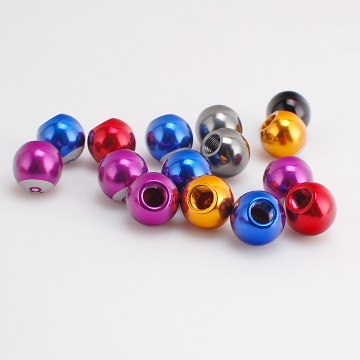 Custom Aluminum Alloy Ball Shape Valve Cap for Car Tire Tube