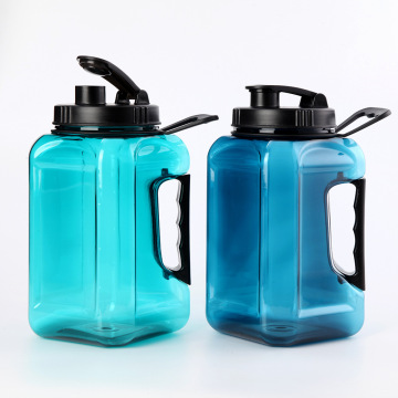 Portable 2.4L BPA-Free Sports Water Bottle with Handle for Outdoor Fitness