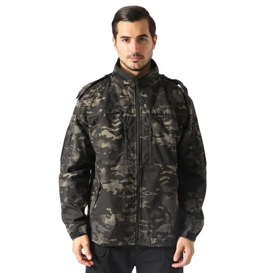 Shero Outdoor Tactical Camouflage Windbreaker Jacket for Men
