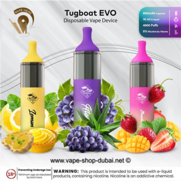 Original Wholesale Disposable Vape Tugboat EVO 4500 Puffs