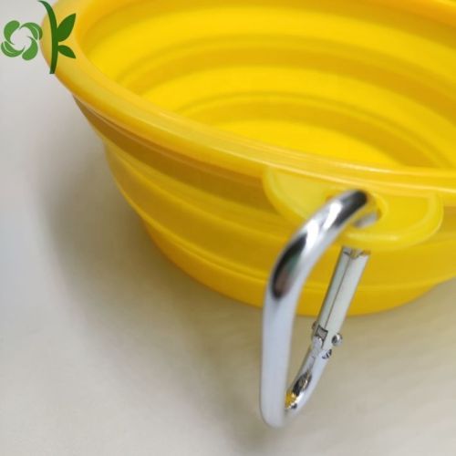 Silicone Travel Food Bowl reutilizável para cães