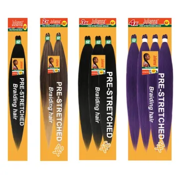 1X 2X 3X Synthetic Easy Private Label Yaki Ez Pre-Stretched Expression Pre Stretched Braiding Hair Pre Stretch