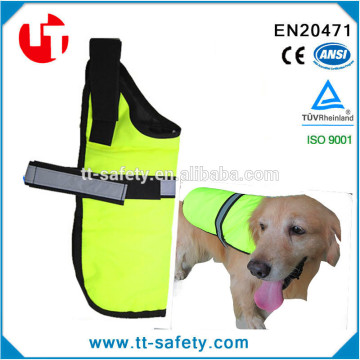 Dog Raincoat with hook and loops chest and optional reflective strips