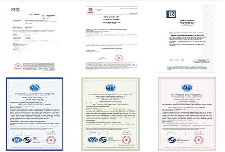 Certifications