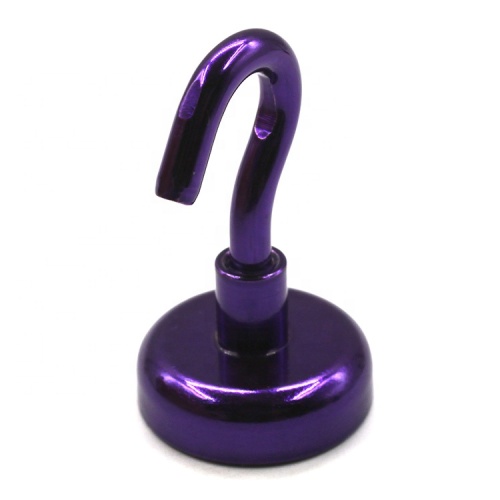chave de cor violeta / ganchos magnéticos de casaco