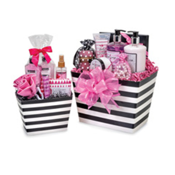Wholesale custom paper bevel angle christmas basket box