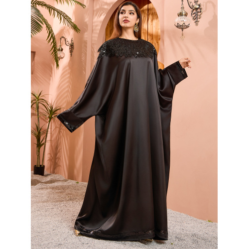 ژاکت کیمونو مشکی تزئین شده