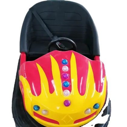 Battery-Powered 24V Fiberglass Bumper Cars for Amusement Parks and Playgrounds
