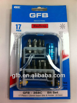 GFB - 17pcs Screwdriver Bits Box