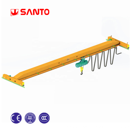 Manufacturer Price: 3 Ton to 32 Ton LD Workshop Single Girder Overhead Crane with Limit Switch and Electric Wire Rope Hoist