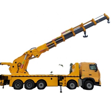 40 Tonnen faltungsübergreifende hydraulische Arm-LKW-montierte Teleskop-Knöchel-Boom Kran