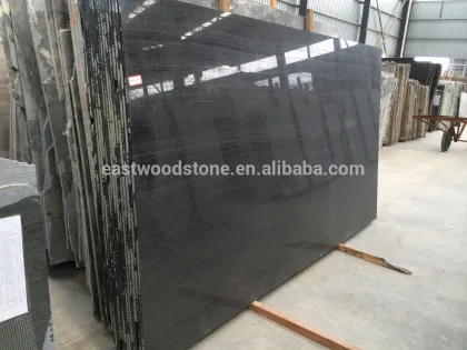 Yelang ebony black marble slabs