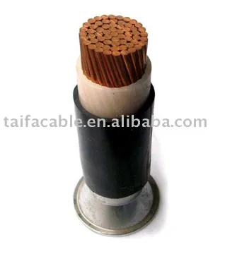 0.6-1KV single CU conductor PVC insulation PVC sheath CU/PVC/PVC cable 50mm 70mm 120mm