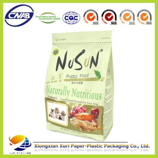 TianJin Wholesale Heat Seal Stand Up Pounch Customize Printed Plastic Bag for Pet Food