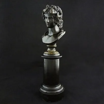 Hot Sale Metal Craft Bronze Bacchus Bust Sculpture