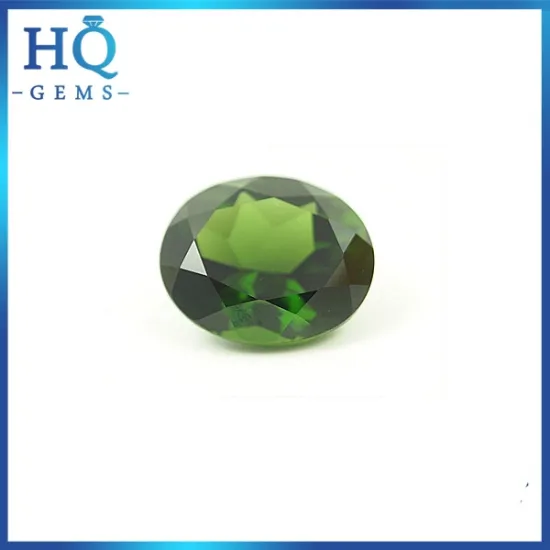 Synthetic Nano Gems Loose Peridot Stone