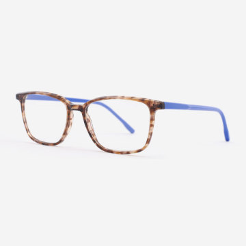 Super thin Rectangle Acetate Men's Optical Frames