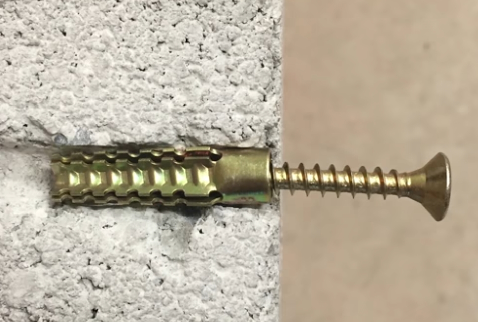 M8 Tacos de expansión de metal pared