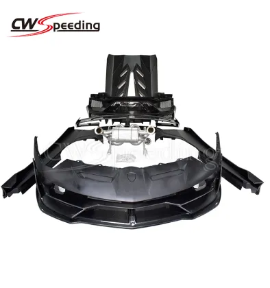 SVJ Style Half Carbon Fiber Body Kit for 2011-2015 Lamborghini Aventador LP700-4 Roadster