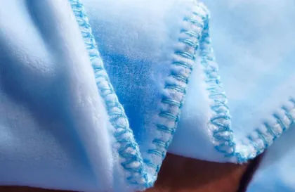 Coral Velvet Crib Blanket Cartoon Patterned