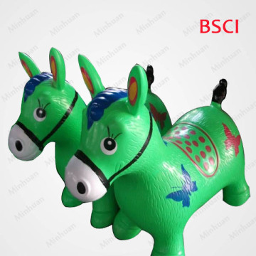High praised children pvc toy inflatable dog animal hopper