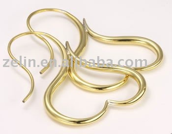 Fashion 316L stainless steel with beautiful gold heart body piercing earrings jewelry