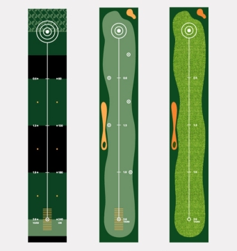 Premium Mini Golf Training Aid: Indoor/Outdoor Putting Mat
