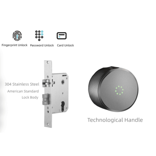 Schlüssellose Eingangstürschloss mit Griff