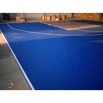 Corte di futsal ad interblocco portatile utilizzato pavimenti sportivi ad interblocco antiscivolo