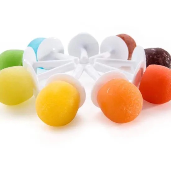 2021 New Silicone Ice Cream Ball Lolly Maker Popsicle Molds Mini Ice Pops Mold