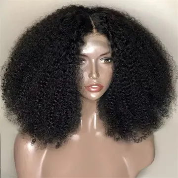 Wholesale Afro Kinky Curly Wig 13x4 Lace Front Human Hair Wig For Black Women Virgin Human Hair Lace Front Wigs