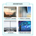 PDLC Plate Reflective Smart Film Laminated Glass