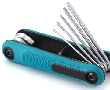 Mini 8-Piece Torx Allen Key Foldable Tool Set 2.0-8.0mm