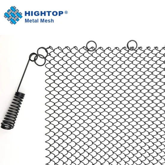 Black Stainless Steel Mesh Curtain Screen for Fireplace: A Stylish Safety Solution