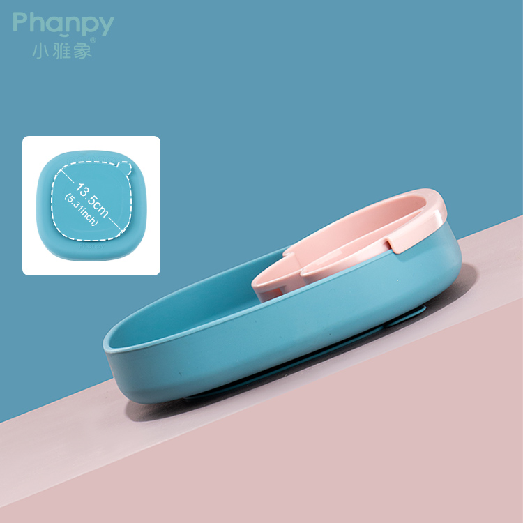 Eco-Friendly Toddler Kids Children Silicone Suction Plate