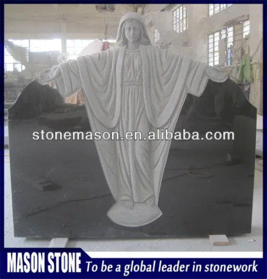 Indian Black statue headstone