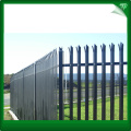 Hot dipped Galvanized steel palisade fence