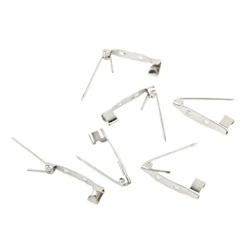 Wholesale 25mm Zinc Alloy Safety Pins for Name Tags & Badges