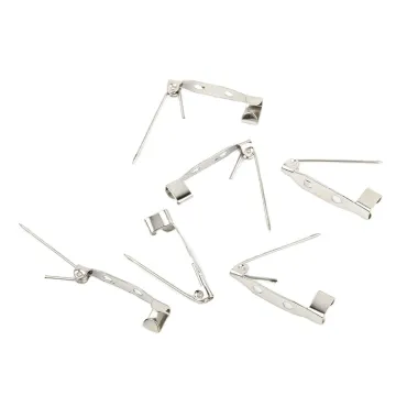 Wholesale 25mm Zinc Alloy Safety Pins for Name Tags & Badges