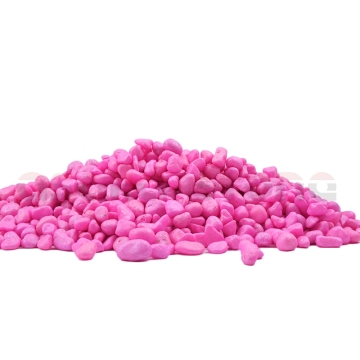 Pink Dyed Gravel: Outdoor Park & Aquarium Decor for Landscaping & Fish Tanks