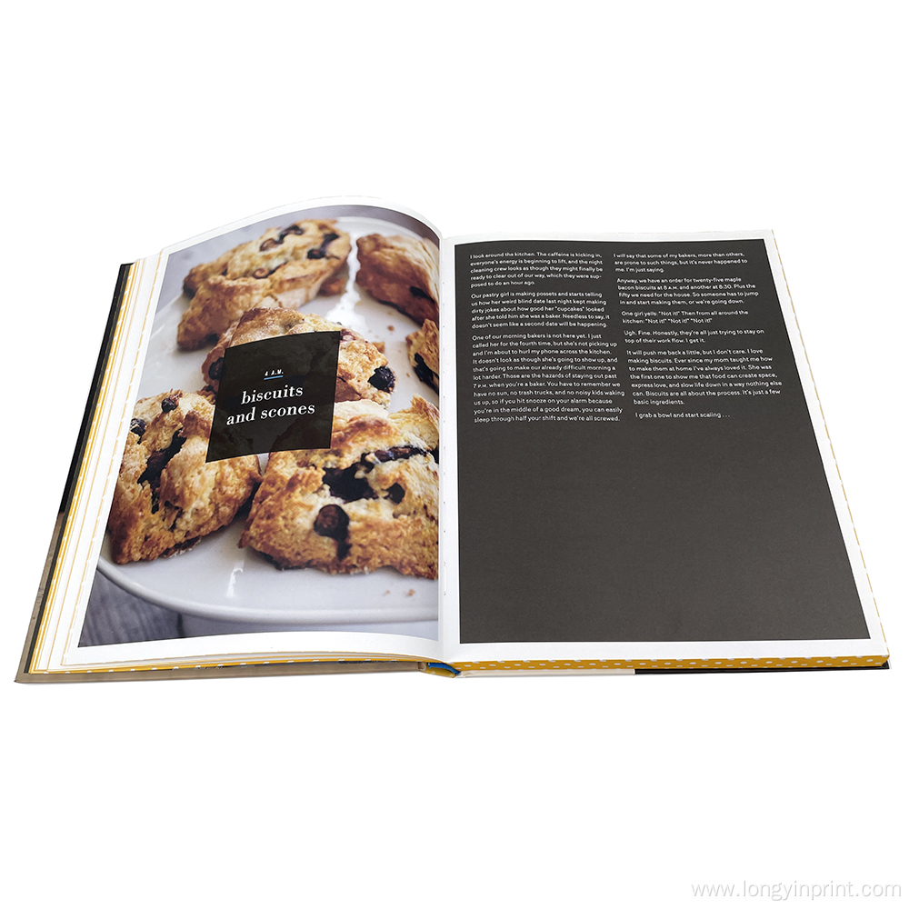 wholesale customized hardcover vegan boundless cookbook