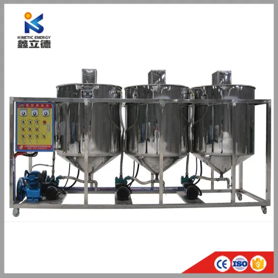 2018 New Soybean Crude Oil Refinery Machine Rice Bran Oil Extraction Refining and Edible Peanut Oil Refined Machine